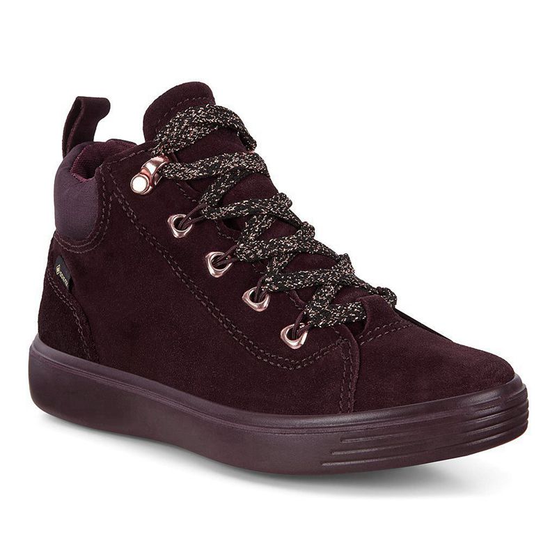 Kids Ecco S7 Teen - Boots Purple - India UEZSMI469